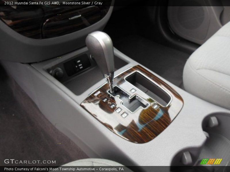 Moonstone Silver / Gray 2012 Hyundai Santa Fe GLS AWD