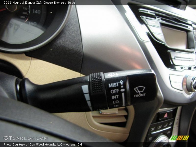 Desert Bronze / Beige 2011 Hyundai Elantra GLS
