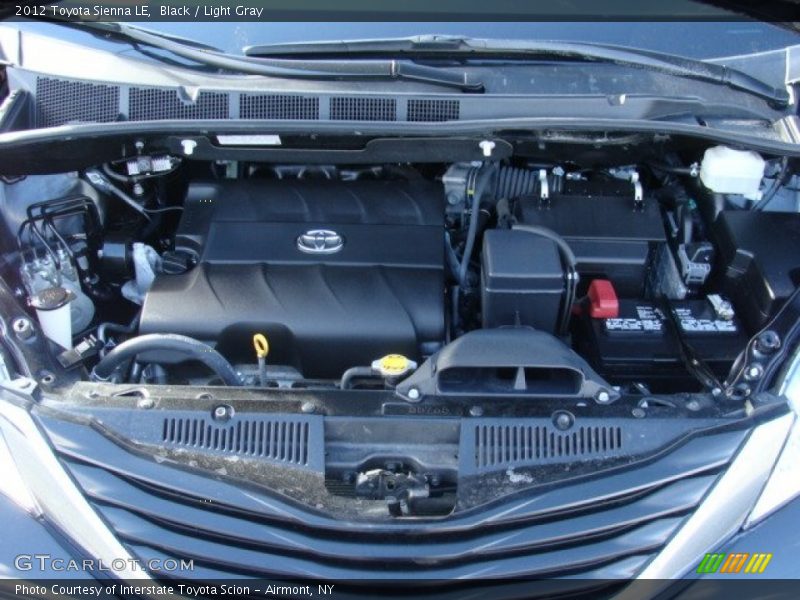 Black / Light Gray 2012 Toyota Sienna LE