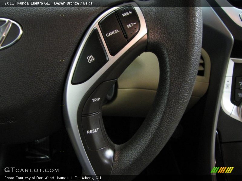 Controls of 2011 Elantra GLS