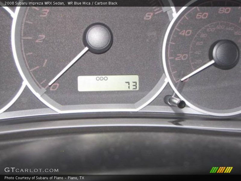 WR Blue Mica / Carbon Black 2008 Subaru Impreza WRX Sedan