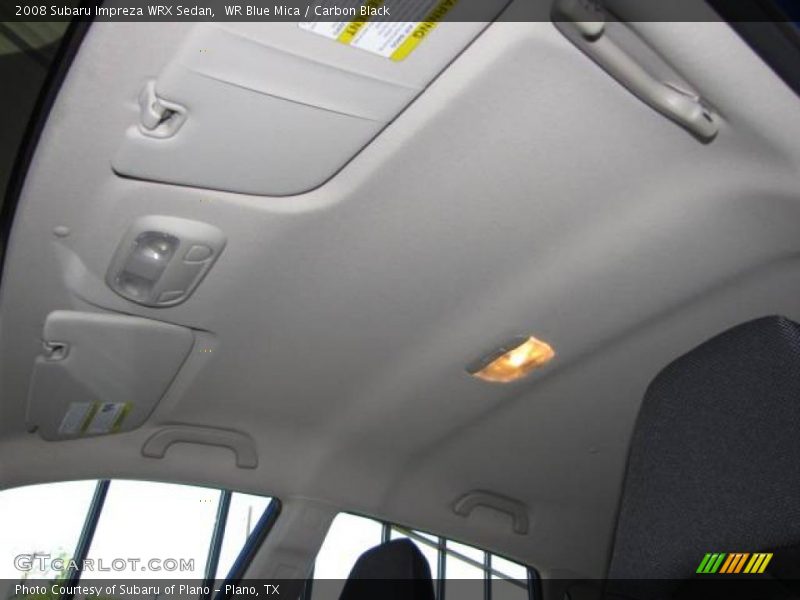 WR Blue Mica / Carbon Black 2008 Subaru Impreza WRX Sedan