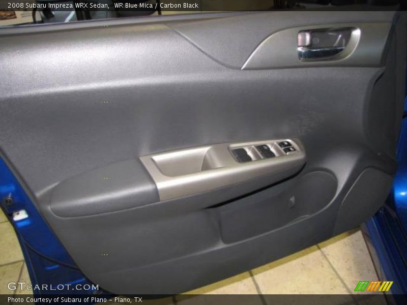 WR Blue Mica / Carbon Black 2008 Subaru Impreza WRX Sedan