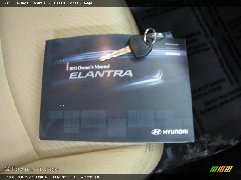 Desert Bronze / Beige 2011 Hyundai Elantra GLS