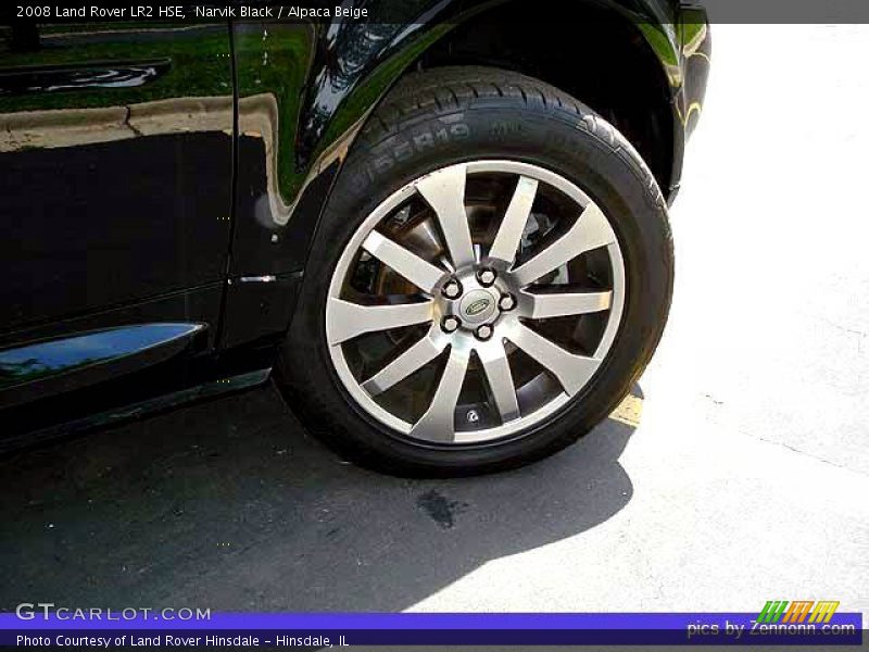 Narvik Black / Alpaca Beige 2008 Land Rover LR2 HSE
