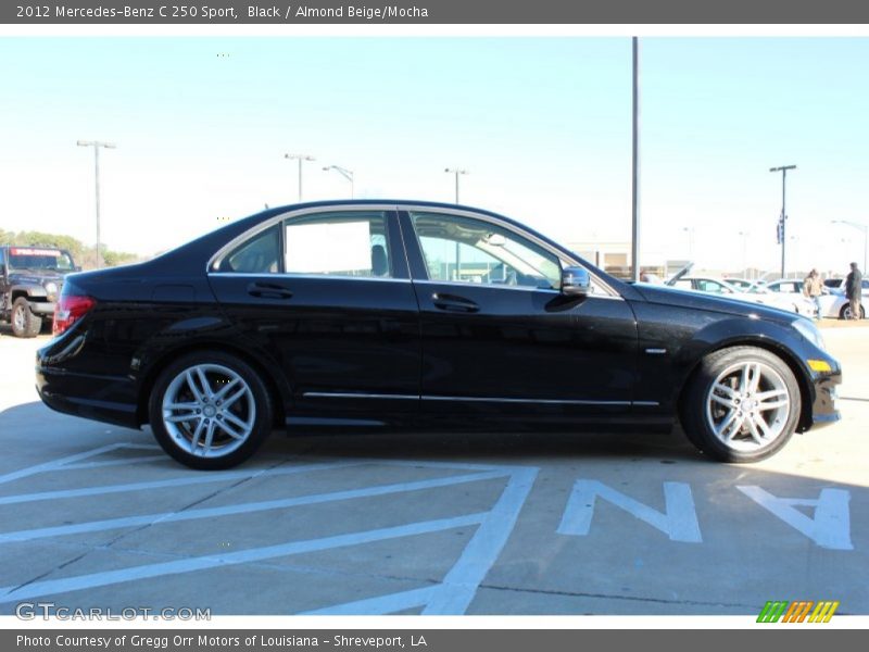 Black / Almond Beige/Mocha 2012 Mercedes-Benz C 250 Sport