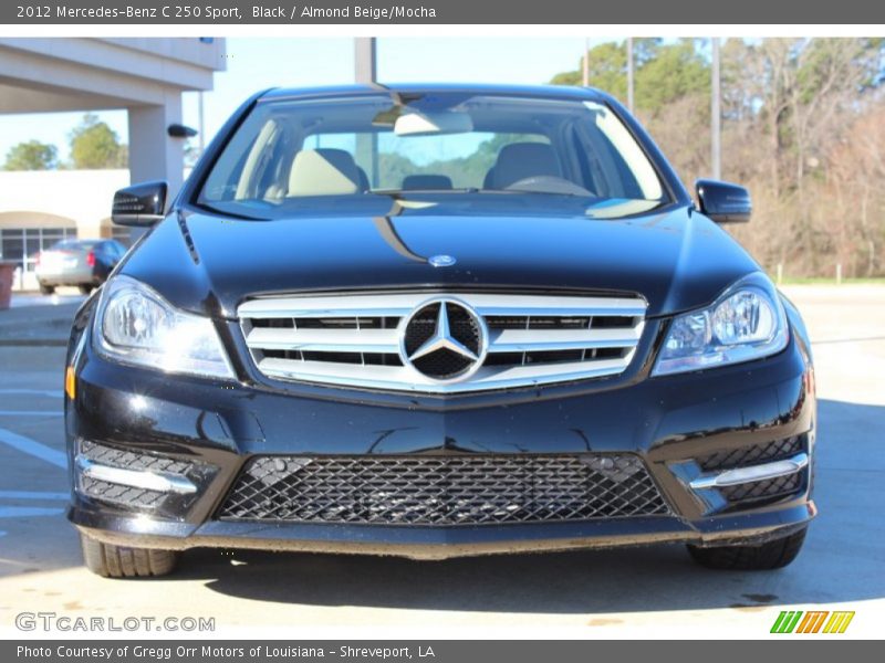 Black / Almond Beige/Mocha 2012 Mercedes-Benz C 250 Sport