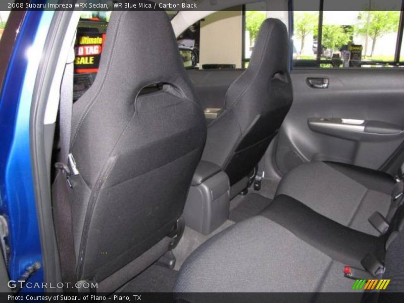 WR Blue Mica / Carbon Black 2008 Subaru Impreza WRX Sedan