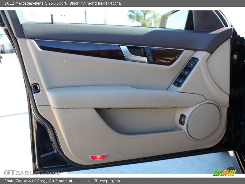 Black / Almond Beige/Mocha 2012 Mercedes-Benz C 250 Sport