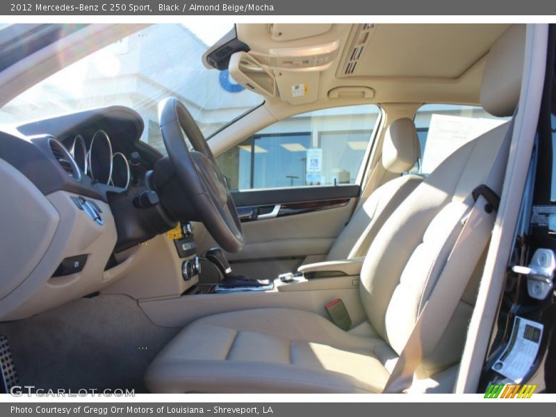 Black / Almond Beige/Mocha 2012 Mercedes-Benz C 250 Sport