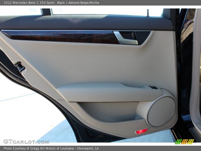 Black / Almond Beige/Mocha 2012 Mercedes-Benz C 250 Sport