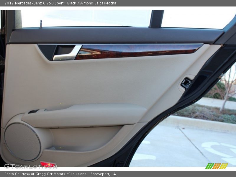 Black / Almond Beige/Mocha 2012 Mercedes-Benz C 250 Sport
