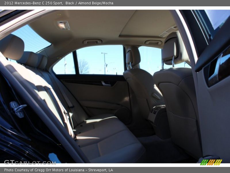 Black / Almond Beige/Mocha 2012 Mercedes-Benz C 250 Sport
