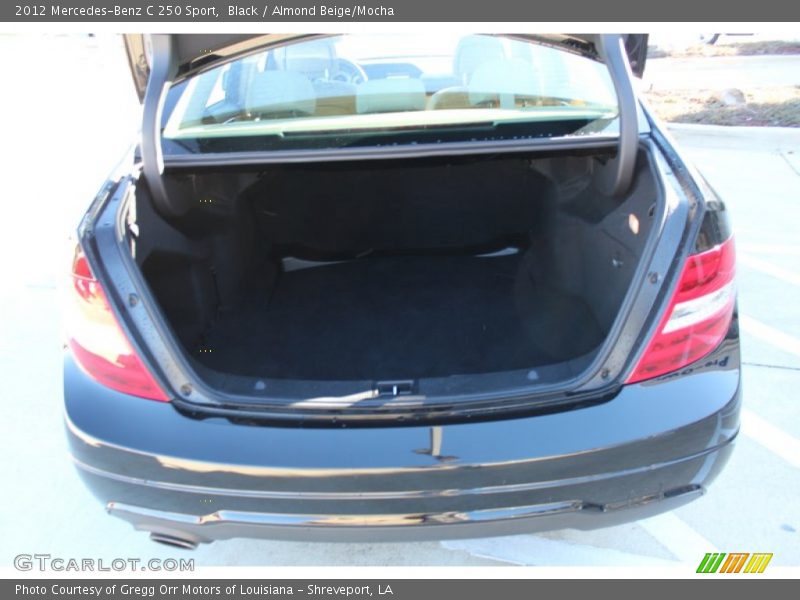 Black / Almond Beige/Mocha 2012 Mercedes-Benz C 250 Sport