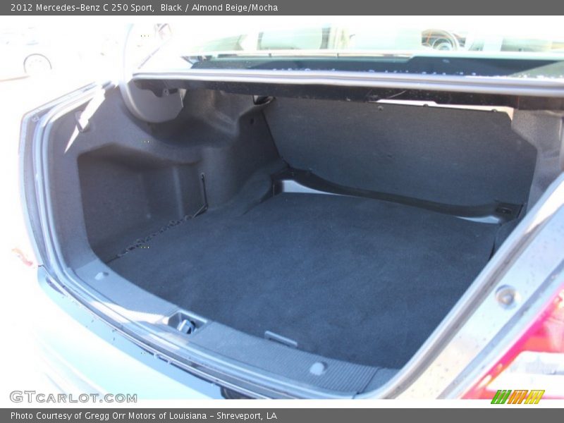 Black / Almond Beige/Mocha 2012 Mercedes-Benz C 250 Sport