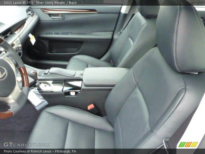 Silver Lining Metallic / Black 2013 Lexus ES 350