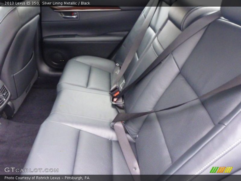 Silver Lining Metallic / Black 2013 Lexus ES 350