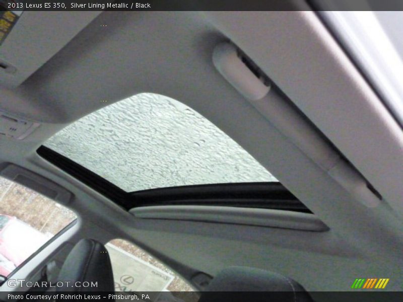 Silver Lining Metallic / Black 2013 Lexus ES 350