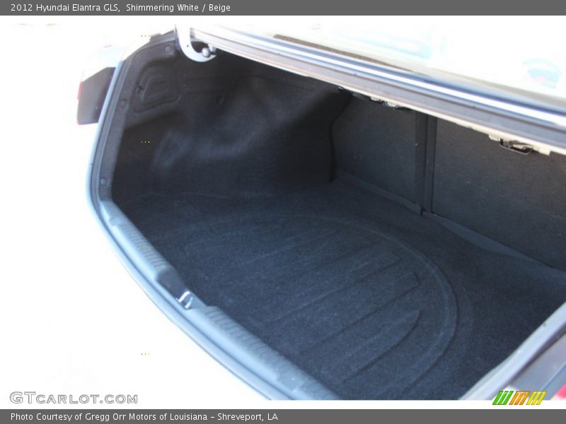 Shimmering White / Beige 2012 Hyundai Elantra GLS