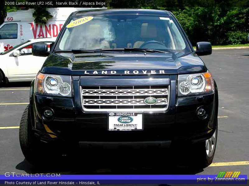 Narvik Black / Alpaca Beige 2008 Land Rover LR2 HSE