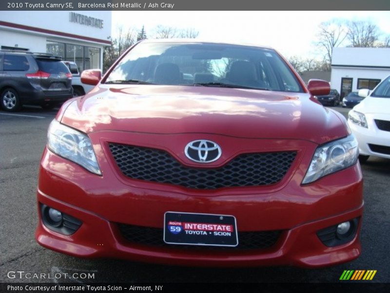 Barcelona Red Metallic / Ash Gray 2010 Toyota Camry SE