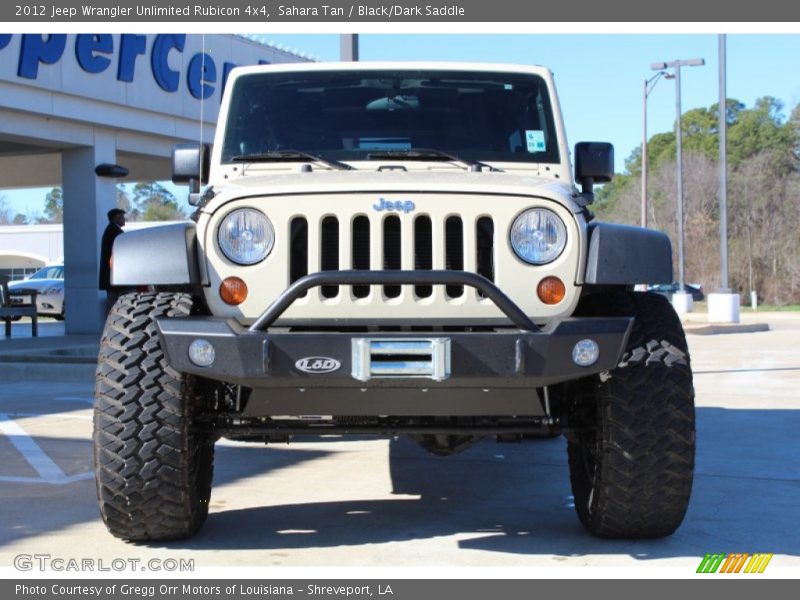 Sahara Tan / Black/Dark Saddle 2012 Jeep Wrangler Unlimited Rubicon 4x4