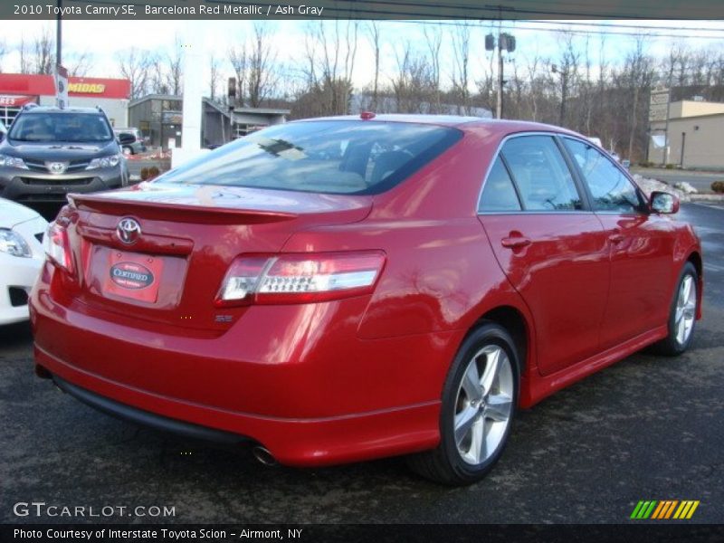 Barcelona Red Metallic / Ash Gray 2010 Toyota Camry SE