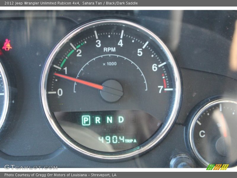 Sahara Tan / Black/Dark Saddle 2012 Jeep Wrangler Unlimited Rubicon 4x4