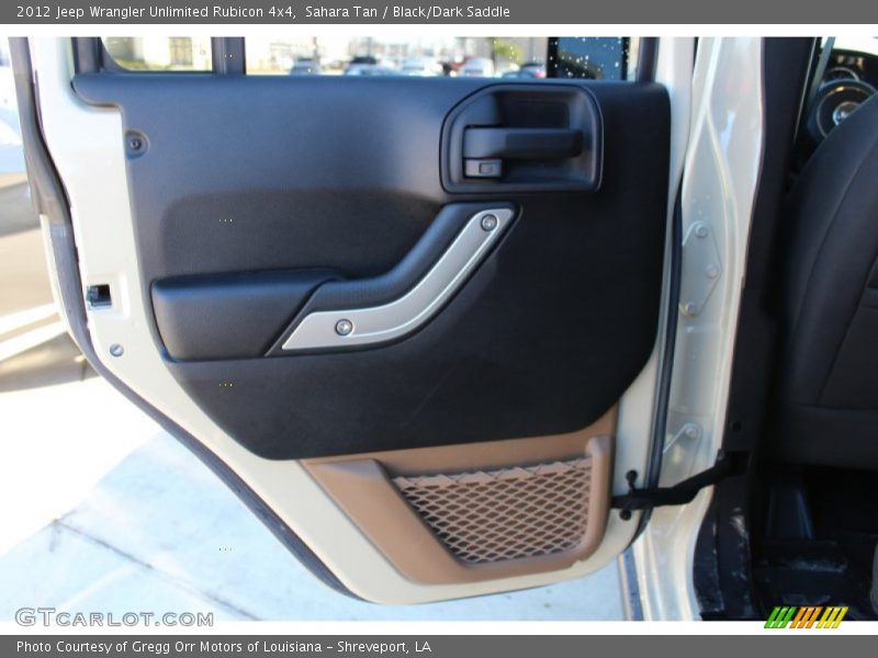 Sahara Tan / Black/Dark Saddle 2012 Jeep Wrangler Unlimited Rubicon 4x4