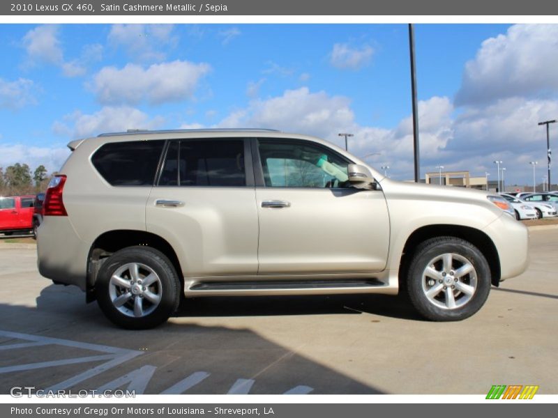 Satin Cashmere Metallic / Sepia 2010 Lexus GX 460