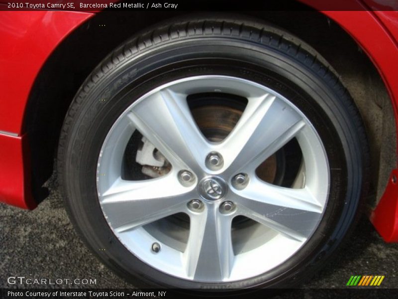 Barcelona Red Metallic / Ash Gray 2010 Toyota Camry SE