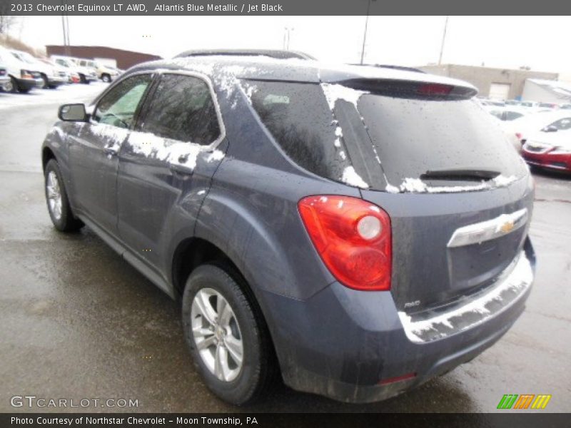 Atlantis Blue Metallic / Jet Black 2013 Chevrolet Equinox LT AWD