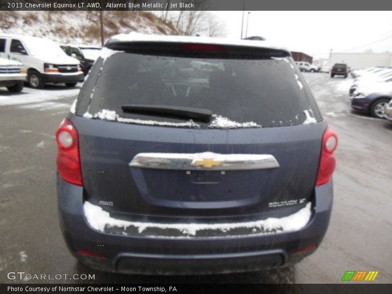 Atlantis Blue Metallic / Jet Black 2013 Chevrolet Equinox LT AWD