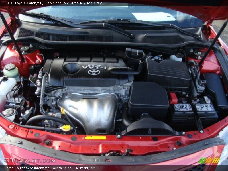 Barcelona Red Metallic / Ash Gray 2010 Toyota Camry SE