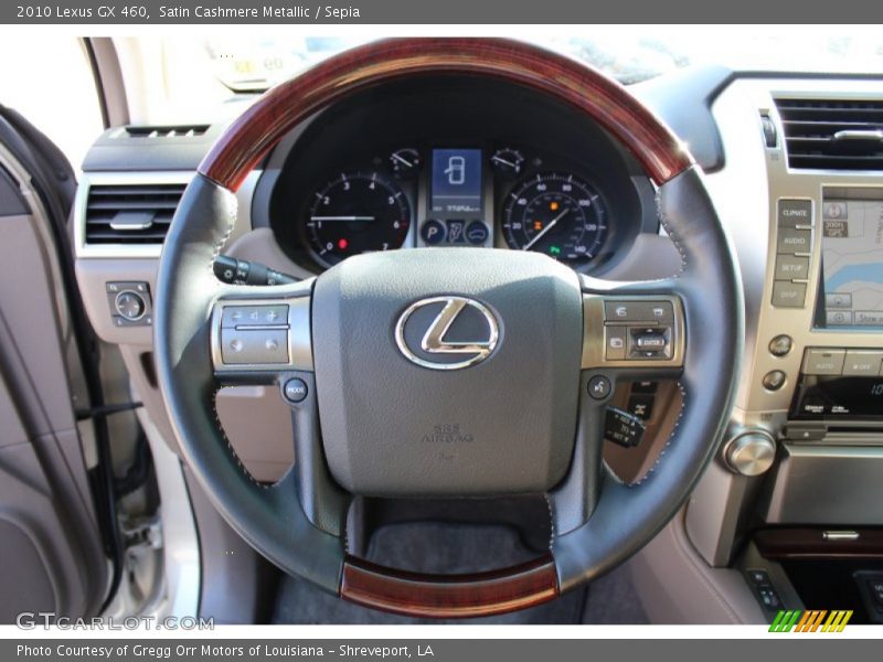 Satin Cashmere Metallic / Sepia 2010 Lexus GX 460