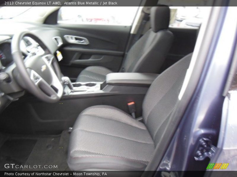 Atlantis Blue Metallic / Jet Black 2013 Chevrolet Equinox LT AWD