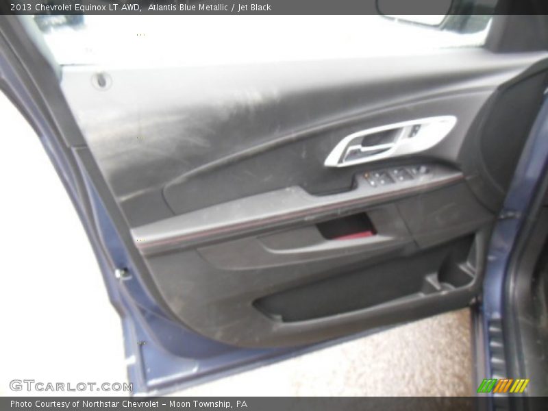 Atlantis Blue Metallic / Jet Black 2013 Chevrolet Equinox LT AWD
