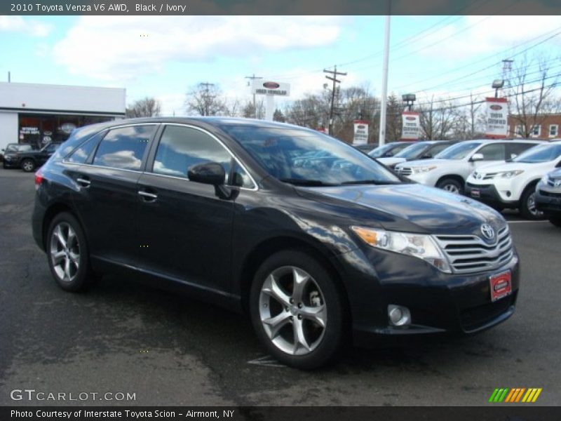 Black / Ivory 2010 Toyota Venza V6 AWD