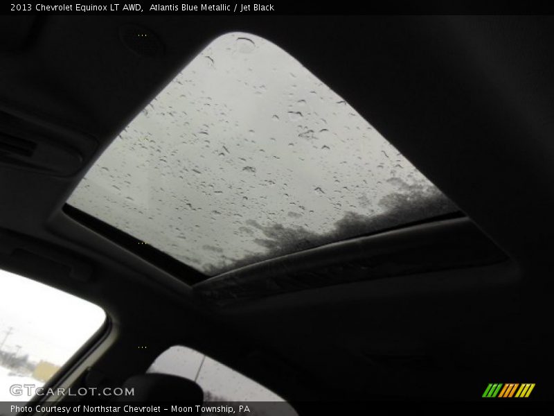 Atlantis Blue Metallic / Jet Black 2013 Chevrolet Equinox LT AWD