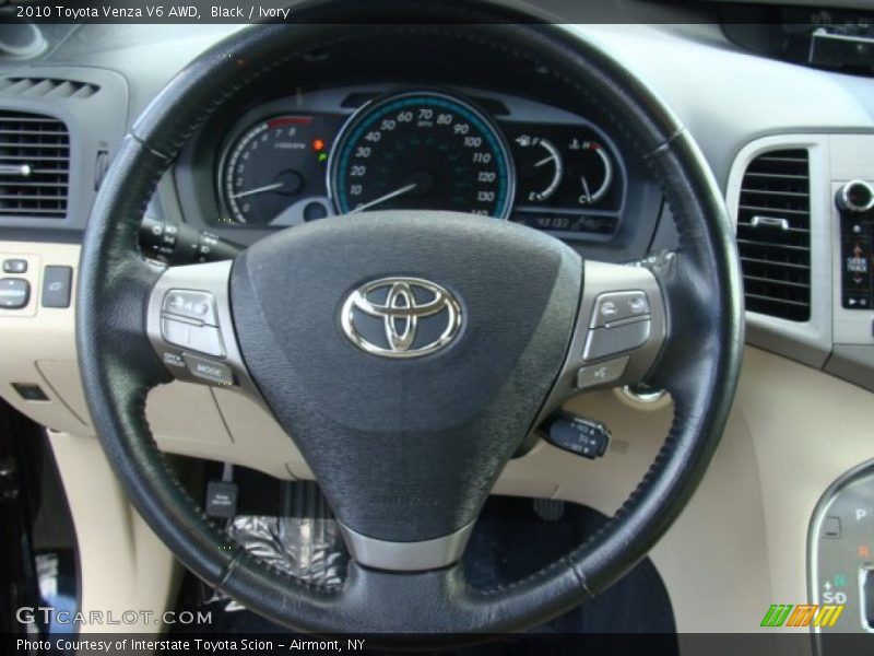 Black / Ivory 2010 Toyota Venza V6 AWD