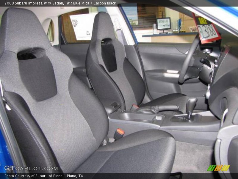 WR Blue Mica / Carbon Black 2008 Subaru Impreza WRX Sedan