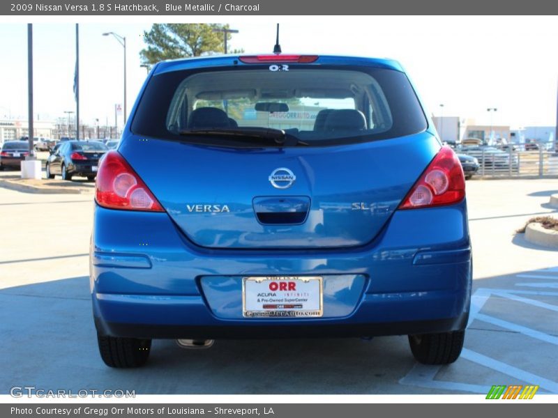 Blue Metallic / Charcoal 2009 Nissan Versa 1.8 S Hatchback