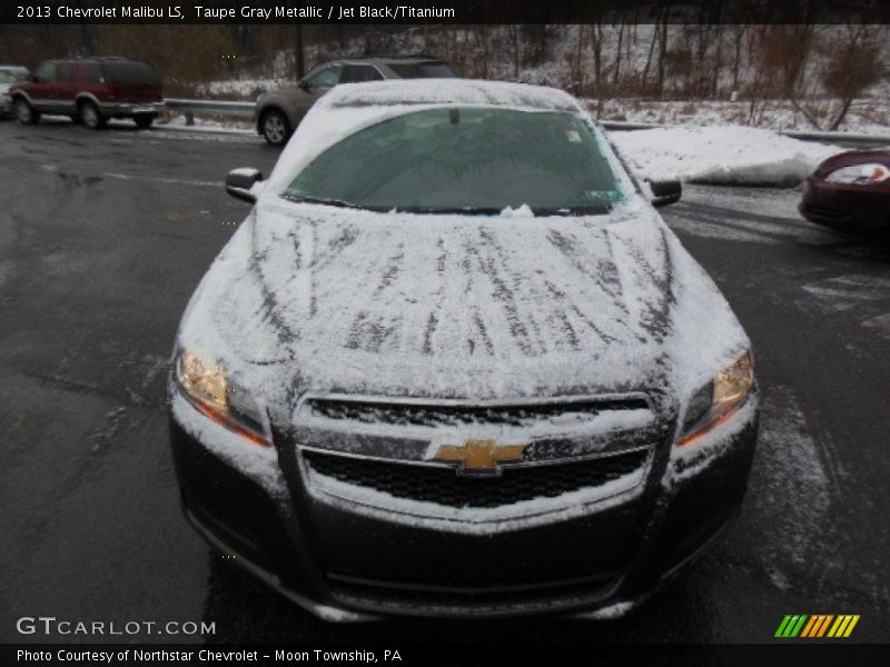 Taupe Gray Metallic / Jet Black/Titanium 2013 Chevrolet Malibu LS