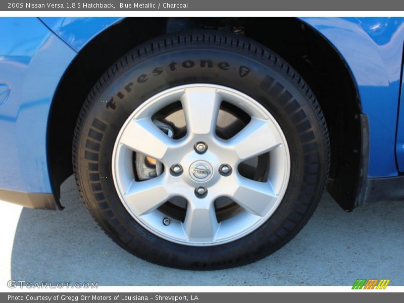 Blue Metallic / Charcoal 2009 Nissan Versa 1.8 S Hatchback