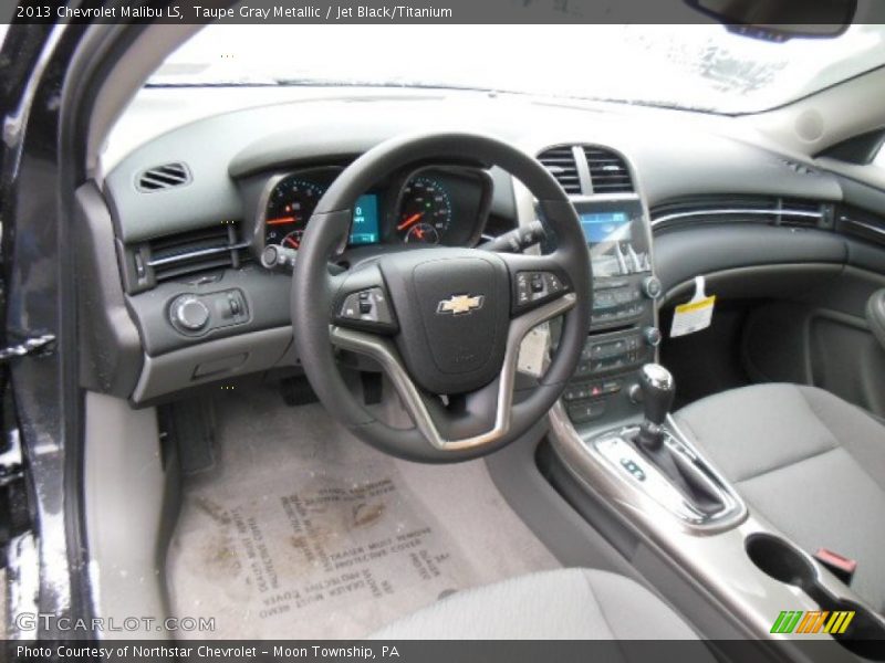 Taupe Gray Metallic / Jet Black/Titanium 2013 Chevrolet Malibu LS