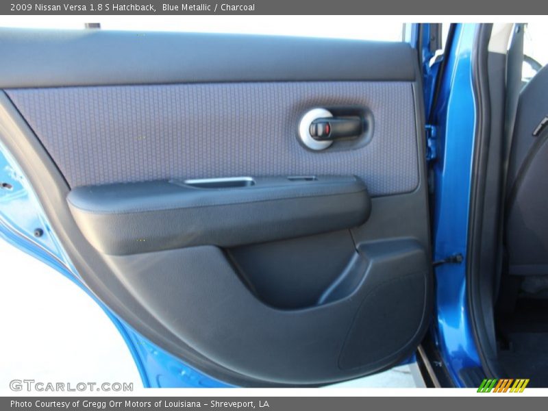Blue Metallic / Charcoal 2009 Nissan Versa 1.8 S Hatchback