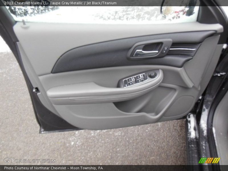 Taupe Gray Metallic / Jet Black/Titanium 2013 Chevrolet Malibu LS
