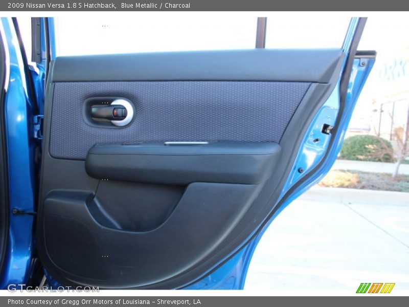 Blue Metallic / Charcoal 2009 Nissan Versa 1.8 S Hatchback