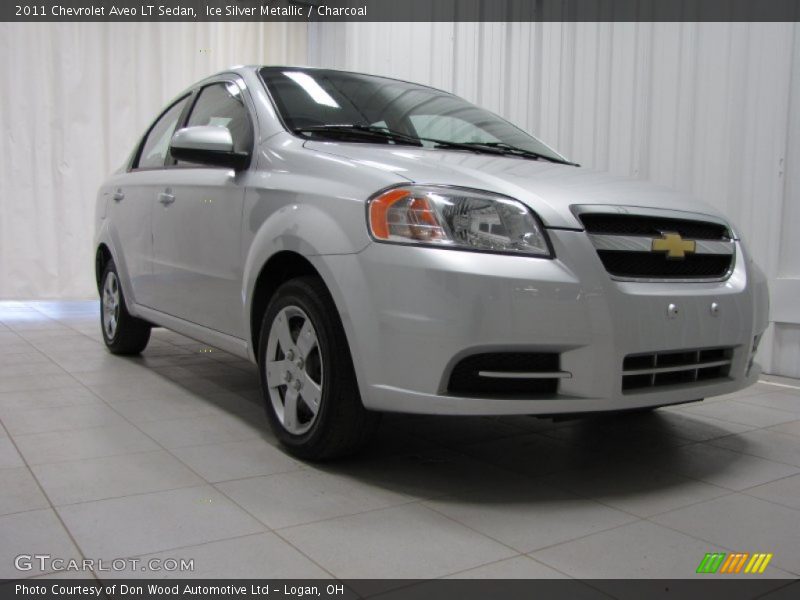 Ice Silver Metallic / Charcoal 2011 Chevrolet Aveo LT Sedan