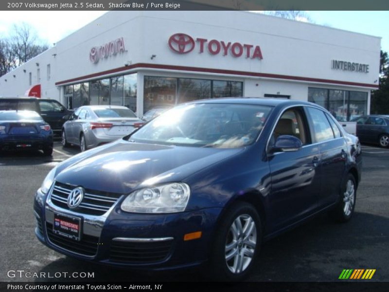 Shadow Blue / Pure Beige 2007 Volkswagen Jetta 2.5 Sedan